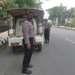 Polsek Gerung Lakukan Pengawasan Protokol Kesehatan, Lakukan Razia Masker