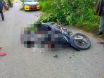 Kecelakaan Tunggal, Pengemudi Sepeda Motor Jatuh dan Tewas Setelah Membentur Aspal