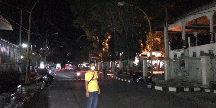 Pemadaman lampu jalan di sibolga