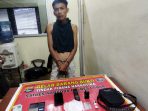 Geledah Seorang Pria di Serumbung Lembar, Polisi Temukan Narkotika Diduga Jenis Sabu