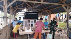 Desa Langko Gelar Malam Takbiran, Babinsa Ingatkan Untuk Tidak Menyalakan Petasan