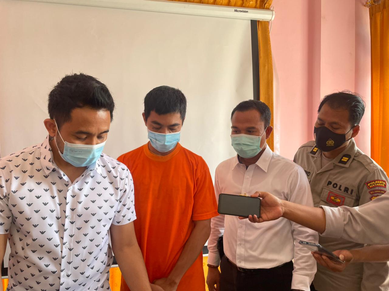 Pelaku Penggelapan uang ratusan juta rupiah di mataram