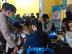 Pemantauan dan Patroli Polsek Gerung, Merangkaikannya Dengan Pengamanan Vaksinasi