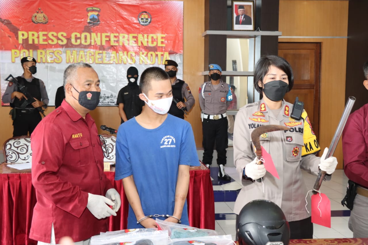 Polisi Berhasil Tangkap 4 Pelaku Pengeroyokan di Kota Magelang