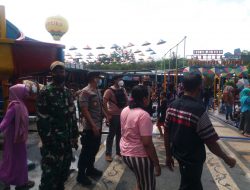Berikan Rasa Aman, Petugas Gabungan Bersiaga Di Lokasi Wisata Kolam Renang Cantika