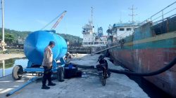 Polsek Kawasan Pelabuhan Lembar Cek ketersediaan dan pendistribusian Minyak Curah