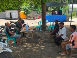 Danramil 1606-02/Tanjung : Pantau dan Laporkan Setiap Kegiatan Yang Menonjol Saat Turun Lapangan