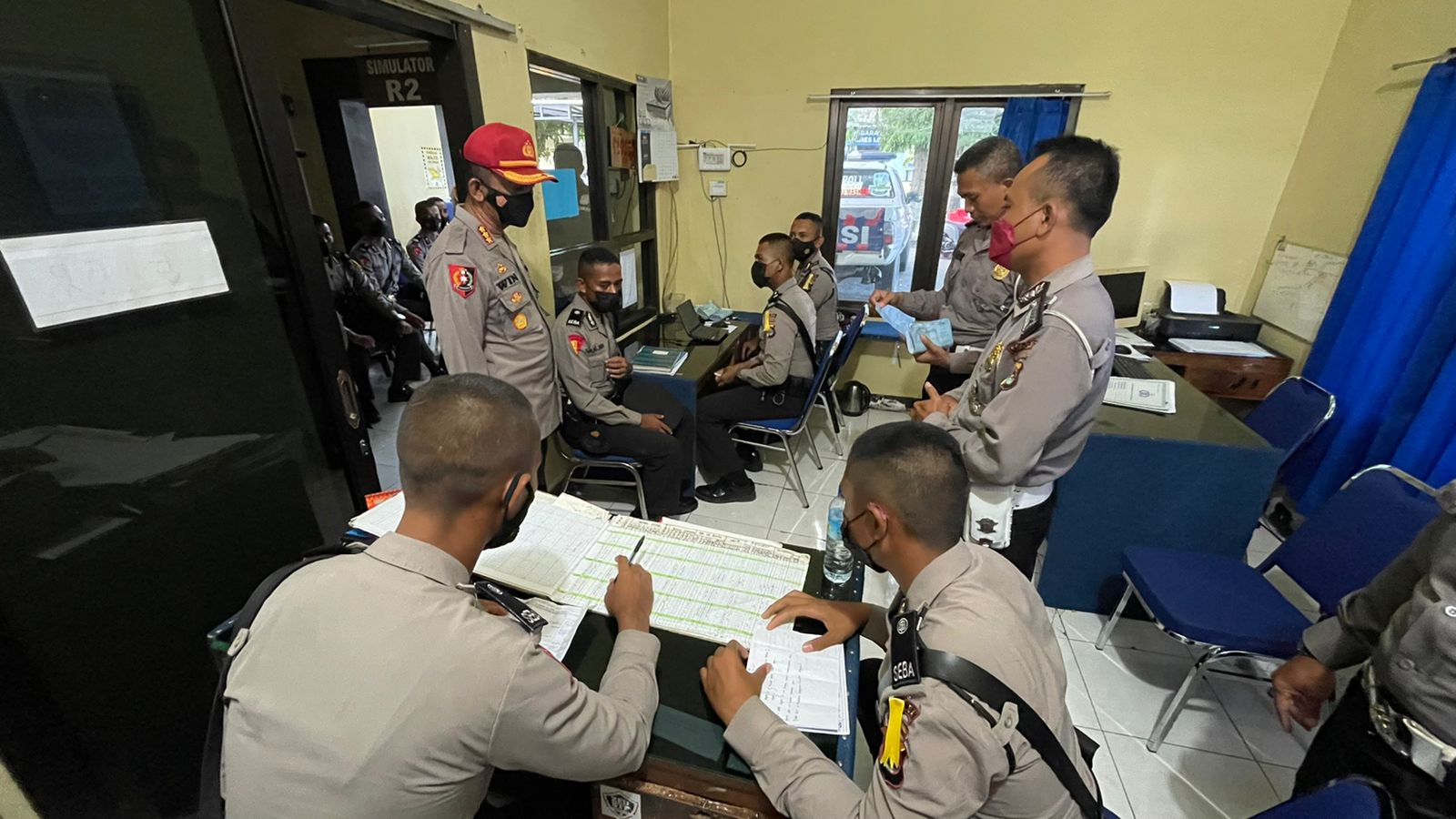 Ka SPN Polda NTB Tinjau Latja Siswa di Polres Lombok Barat