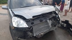 Kecelakaan ke Arah Sirkuit Mandalika, Tabrakan Dump Truk VS Mobil CRV