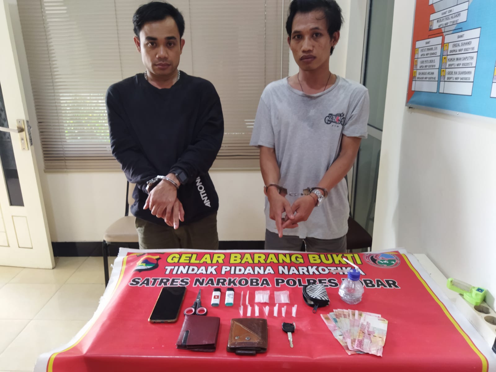 Polisi Tangkap Dua Penjual dan Pengedar Narkotika di Sekotong, Amankan 3,22 Gram Diduga Sabu