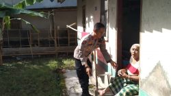 Polsek Lembar Beri Perhatian Kepada Lansia dan Gotong Royong di Tempat Ibadah