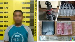 Unit Reskrim Polsek Kedungwaru Berhasil Menangkap Pelaku Penjual Miras Jenis Arak Bali