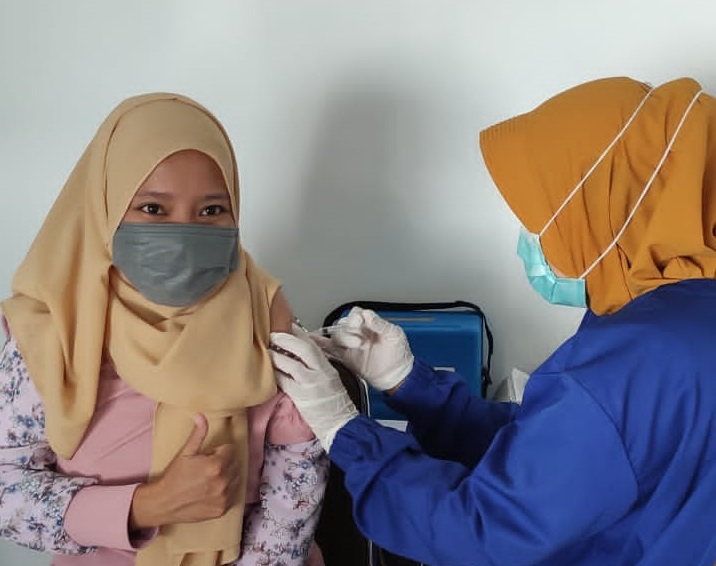 Vaksinasi di Kediri Lombok Barat, Melakukannya Secara Mobile