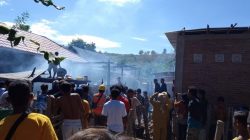 Kebakaran Rumah Panggung Enam Tiang di Desa Kananta Bima, Peristiwa Terjadi saat Ditinggal Nyoblos
