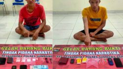 Miliki Shabu 11,98 Gram, Polres Sumbawa Barat Ringkus dua Terduga Pelaku Brang Rea