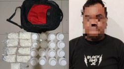 Polres Mojokerto Tangkap Pelaku Pengedar Sabu dan Puluhan Ribu Pil Koplo