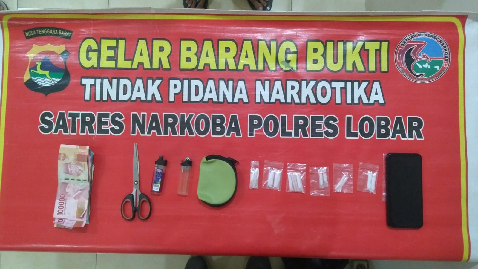 Sat Resnarkoba Polres Lobar Tangkap Pengedar Narkoba di Kediri, Mengaku Awalnya Coba-coba