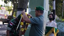 Sambut Prajurit Apter Kodam XVII/Cendrawasih, Dandim 1606 Mataram Berikan Pesan Khusus