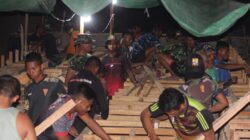 Lembur, Satgas TMMD Ke 115 Kodim 1606 Mataram Kejar Target 100%