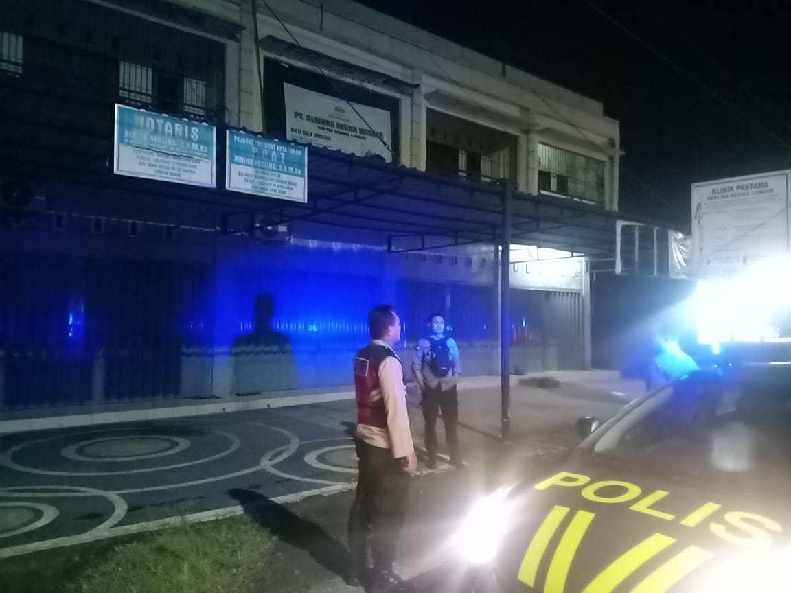 Malam Minggu, Polsek Gerung pantau Lokasi-lokasi Berpotensi Rawan