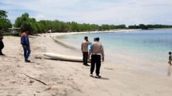 Antisipasi Perubahan Cuaca, Patroli Polsek Sekotong Pantau Tempat Wisata