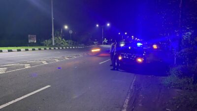 Kegiatan Patroli Blue Light Polsek Kediri, di Seputaran Jalan Umum Bil 2 Desa Lelede