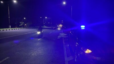Kegiatan Patroli Blue Light Polsek Kediri, di Seputaran Jalan Umum Bil 2 Desa Lelede