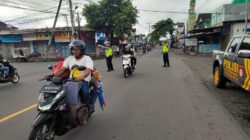 Ops Lilin Rinjani 2022Polres Lobar, Kegiatan Gatur Pagi di Simpang 3 Montong