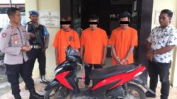 Polsek Lembar Berhasil Bekuk Tiga Pelaku Curanmor di Lembar