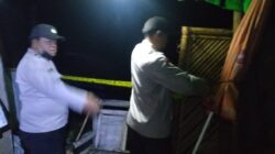 Tebing di Bawah Makam Keramat Batulayar Longsor , Polsek Batulayar Pasang Garis Polisi untuk Keselamatan