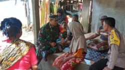 Babinsa Peresak Laksanakan Komsos Kreatif Bersama Bahbinkamtibmas