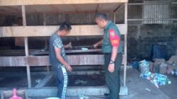 Solusi Mengatasi Masalah Sampah, Babinsa Saribaye Belajar Teknik Pembudidayaan Magot