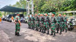 Peleton Siaga Kodim 1606 Mataram Gelar Apel Pengamanan Malam Natal