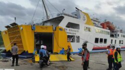 Kedatangan KM Kirana VII, Polsek Kawasan Pelabuhan Lembar Lakukan Pegamanan