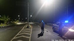 Patroli Terjadwal Jalur Bypass BIL, Hari ini Giliran Polsek Gerung