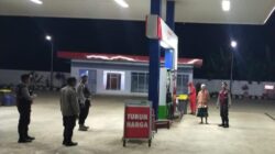 Patroli Rutin Obyek vital di Wilayah Kecamatan Sekotong, Imbau Penjaga Malam Tetap Waspada