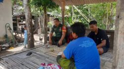 Jalanakan Tugas Pokok Sebagai Aparat Kewilayahan, Babinsa Lembar Sambangi Warga Binaan