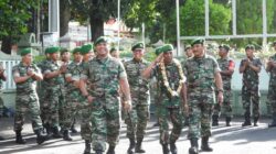 Dandim 1606 Mataram Sambut Kepulangan Satgas Apter Kodam XVII/Cendrawasih
