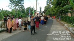Kapolsek Kediri Apresiasi Kerjasama Masyarakat dalam Pengamanan Nyongkolan di Desa Ombe Baru
